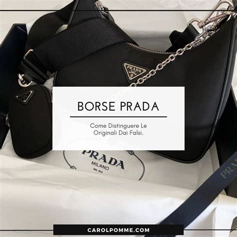 Come riconoscere una borsa Prada .